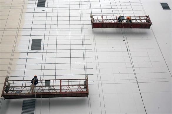 【摄影】转自中国新闻图片网：中国建设中的中国长三角地区专业生鲜冷链企业--江苏金百博冷链物流